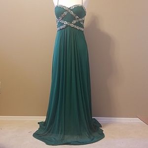 Emerald Green Prom Dress